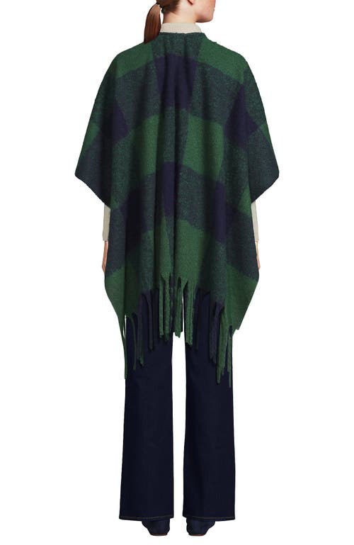 Lands' End Brushed Boucle Ruana