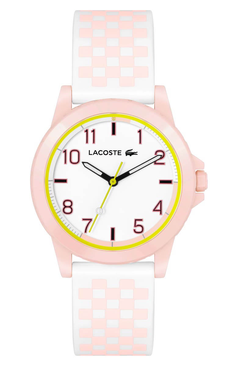 Lacoste Kids' Rider Silicone Strap Watch, 36mm, Main, color,