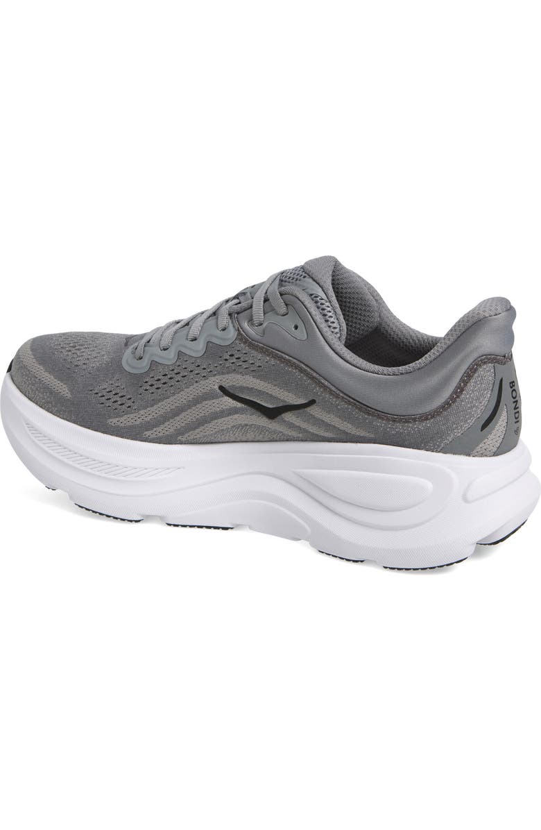 HOKA Bondi 9 Running Shoe, Alternate, color, Galactic Grey / Stellar Grey