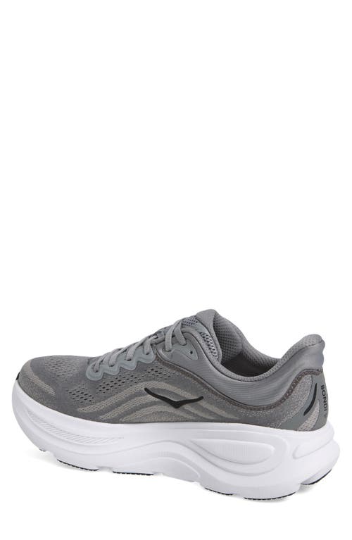 Hoka Bondi 8 Running Shoe In Gray