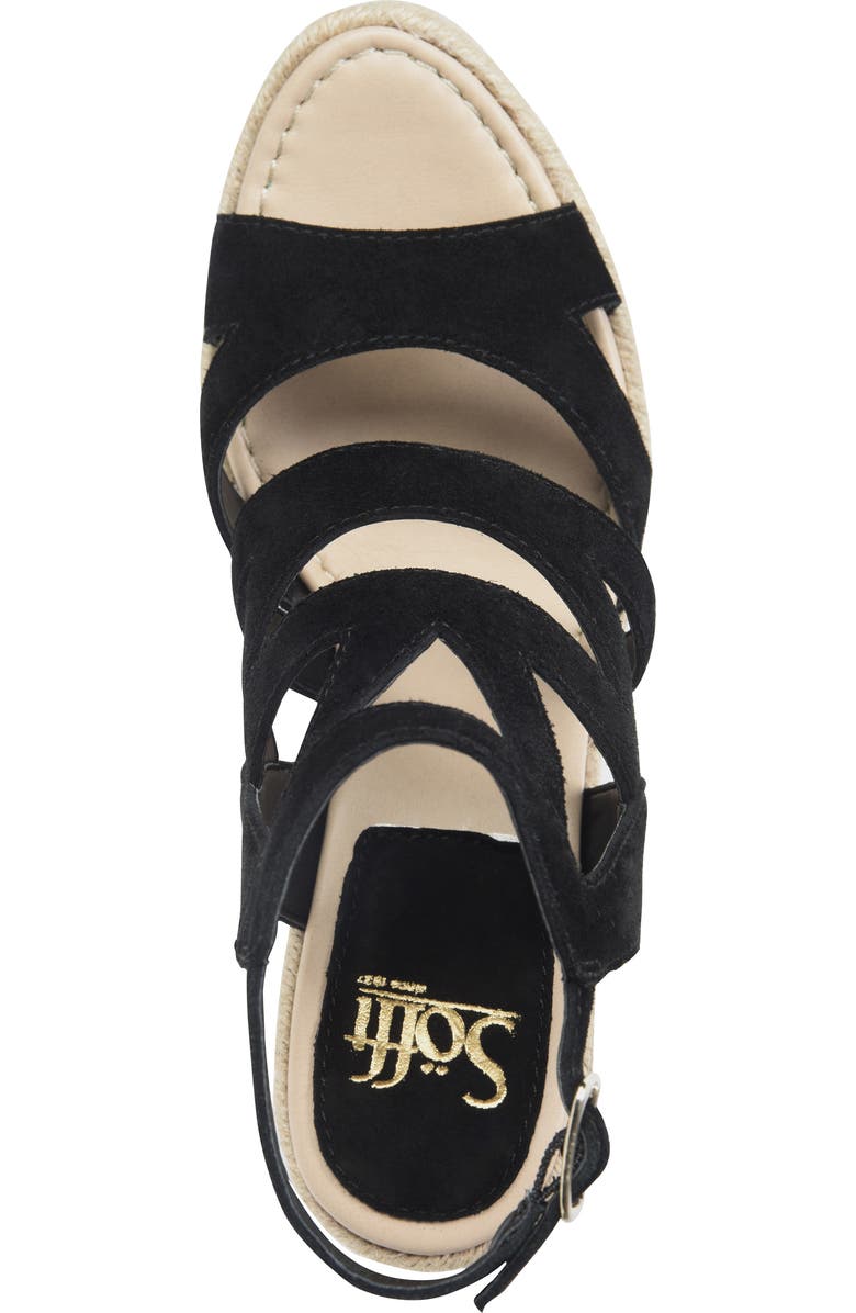 Söfft Shandys Wedge Sandal, Alternate, color,