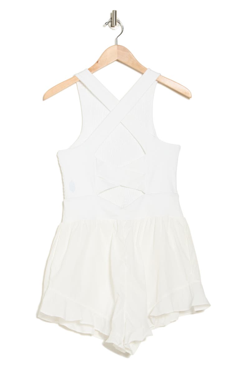 Breatheless Romper, Alternate, color, WHITE