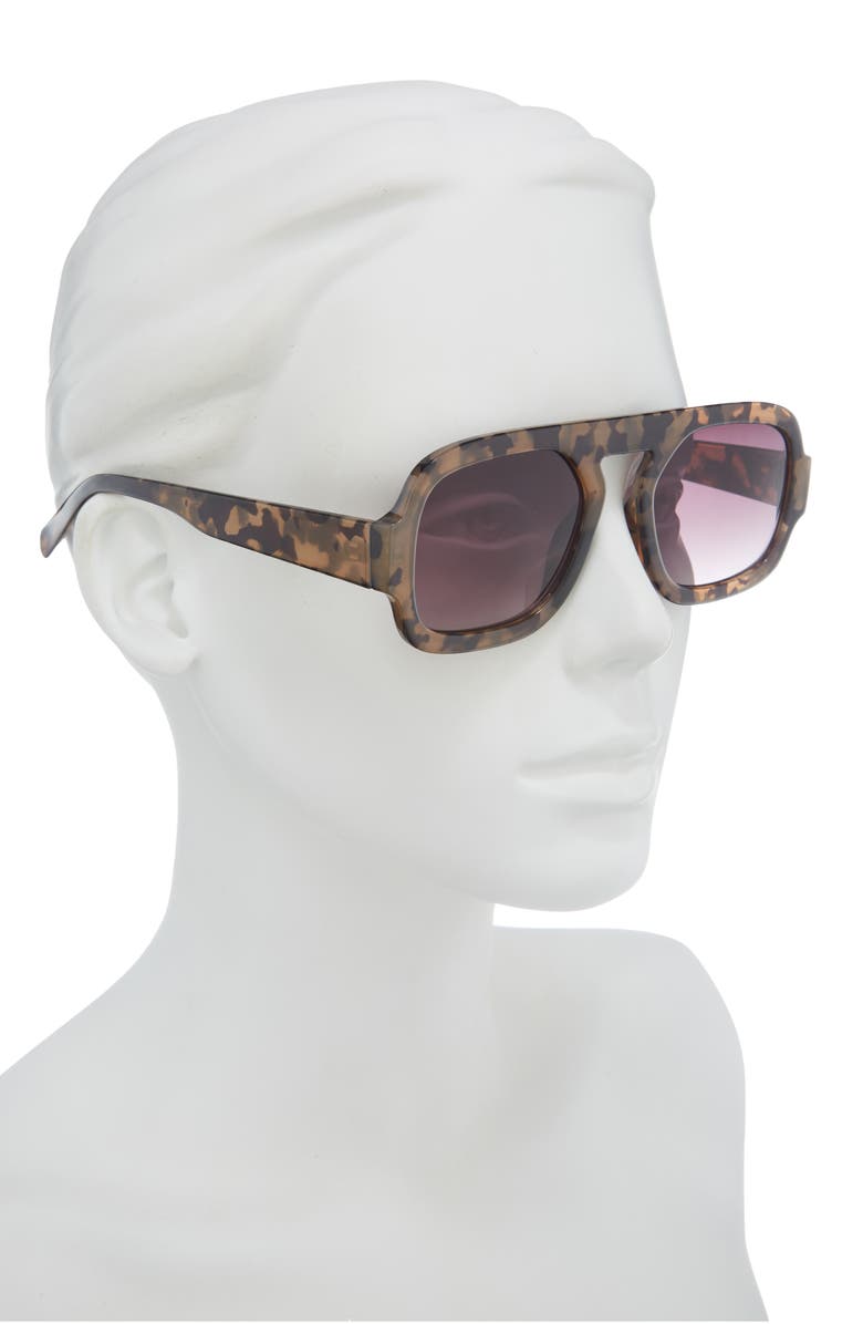 BP. Shield Sunglasses, Alternate, color, Tortoise