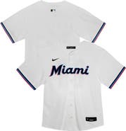 Nike Youth Nike  White Miami Marlins Home Game Jersey