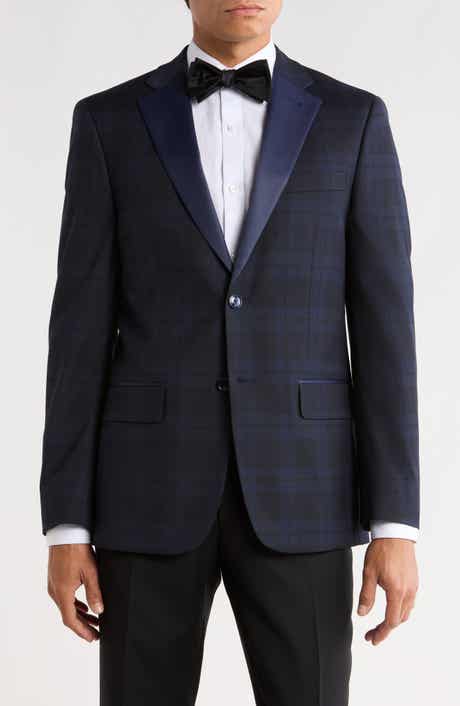 Tommy Hilfiger Plaid Two-Button Sport Coatoat