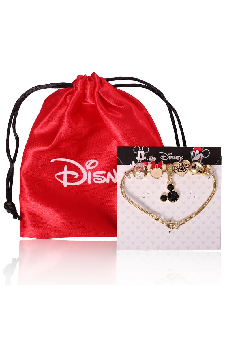 Disney Fashion Charm Bracelet, 7", Alternate, color, Gold