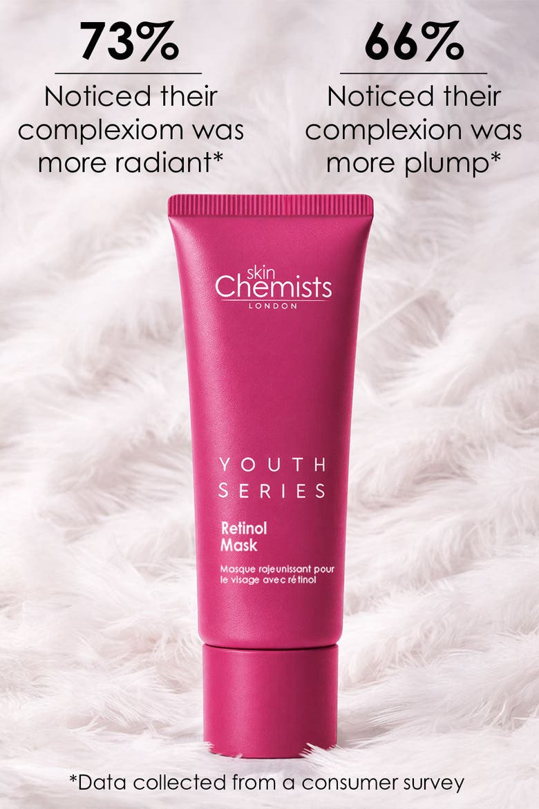 Youth Series Retinol & Bakuchiol Mask 50ml for Fine Lines & Wrinkles, Loss of Firmness, Alternate, color, White
