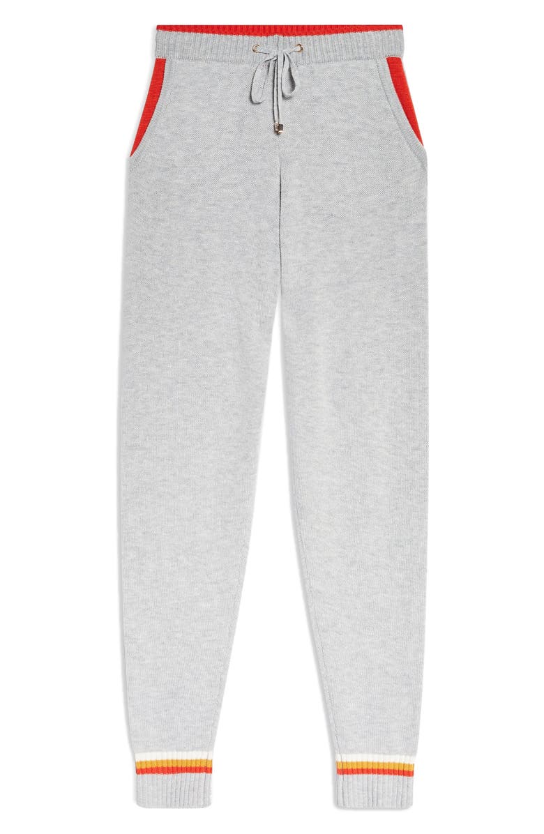 Topshop Stripe Hooded Sweater, Alternate, color, 