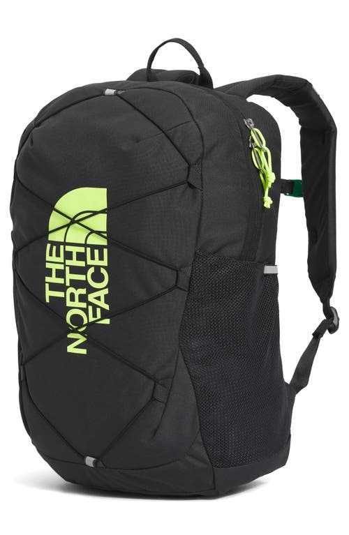 The North Face Asphalt Grey/led Yellow Kids' Jester Branded Shell Backpack In Multi