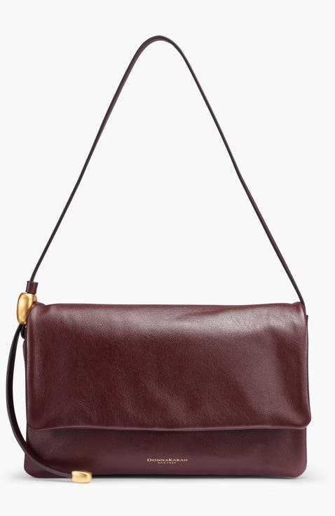 Velvet Flap Shoulder Bag