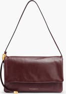 Donna Karan New York Velvet Flap Shoulder Bag