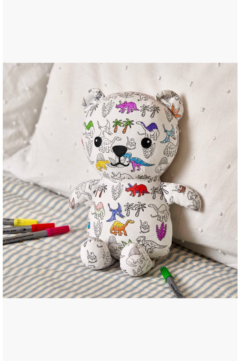 Artie Colour-In Dinosaur Bear, Alternate, color, Color-In Dinosaur