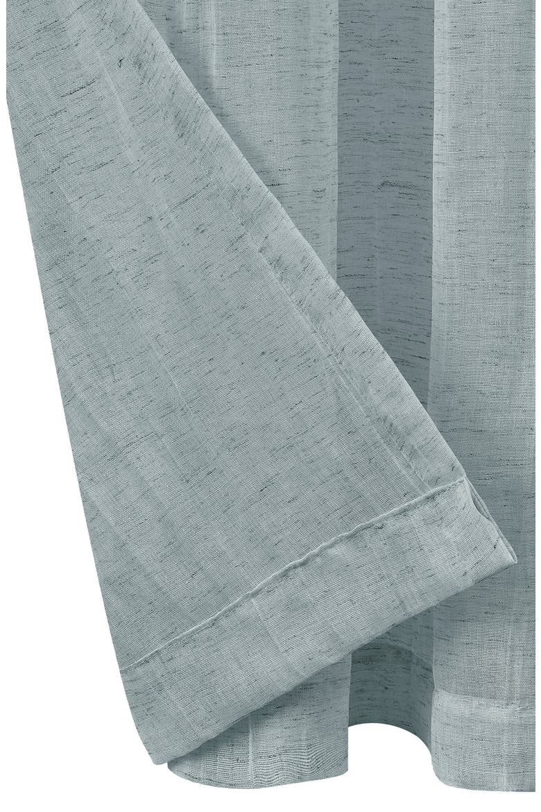 Charter Crushed Set of 2 Curtain Panels, Alternate, color, AQUA