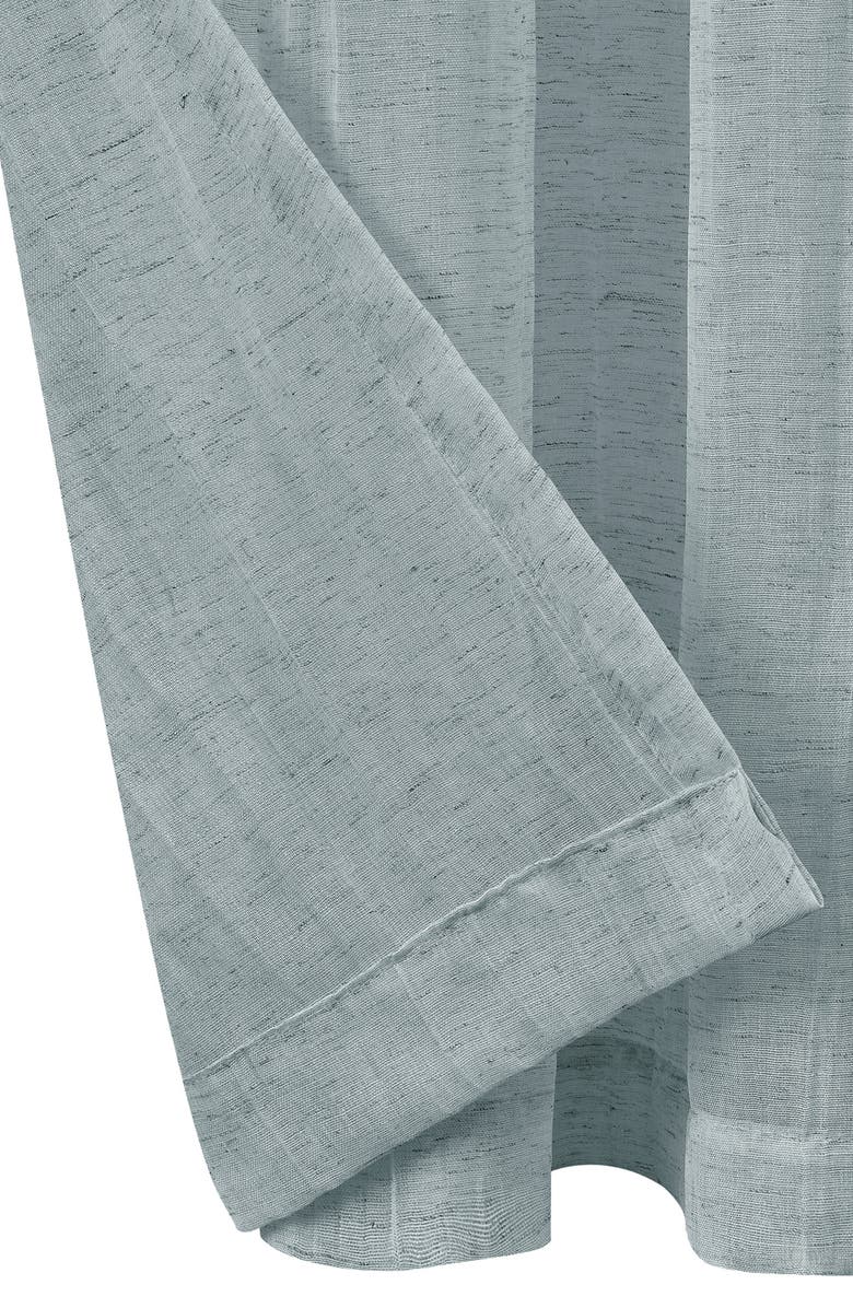 French Connection Charter Crushed Set of 2 Curtain Panels, Alternate, color, Aqua