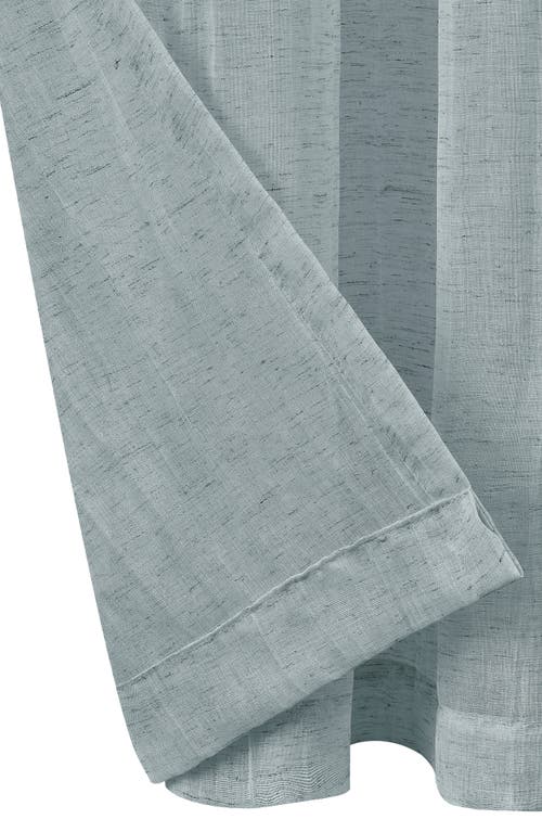 French Connection Charter Crushed Set Of 2 Curtain Panels In Aqua