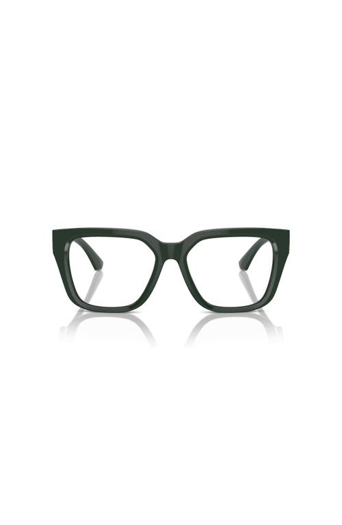 Burberry 51mm Square Optical Glasses In Green