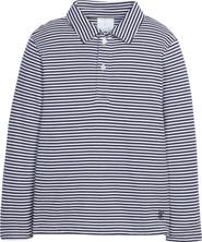 Little English Kids' Striped Long Sleeve Polo