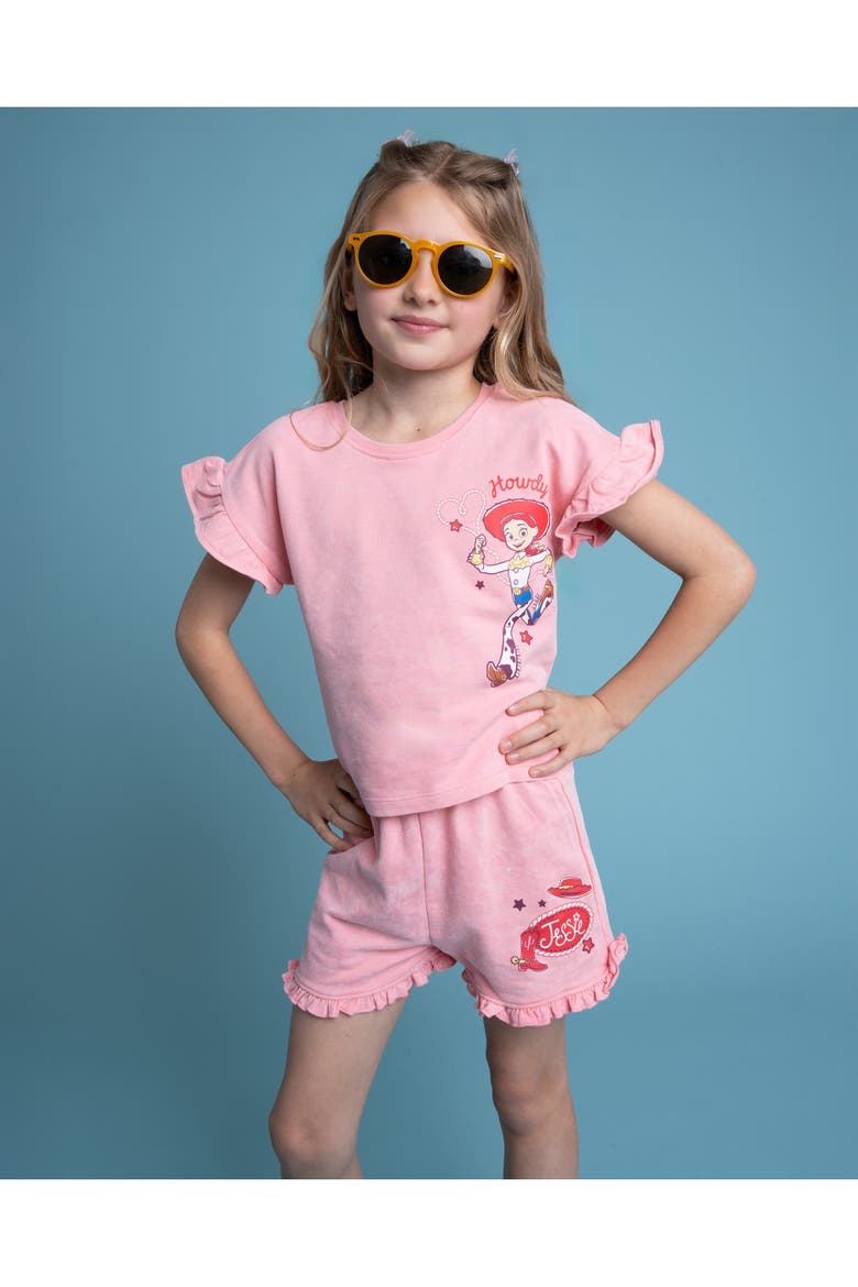 Toy Story Jessie 2-Piece T-Shirt and Shorts Set, Alternate, color, Washed Pink Jessie