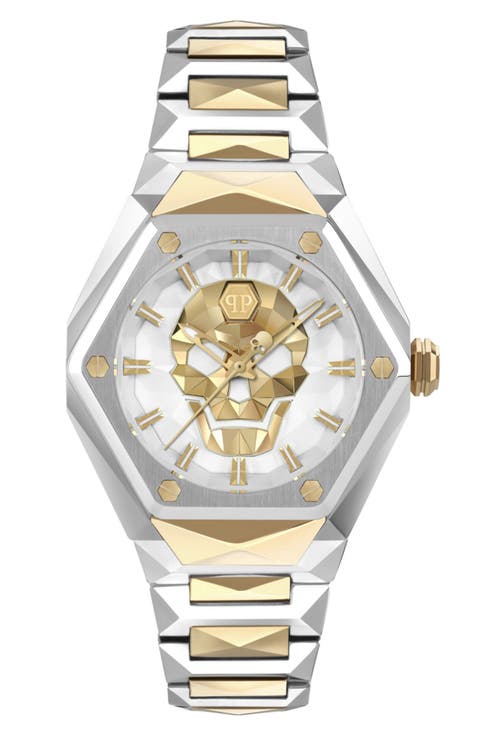 The $kull Spikes Bracelet Watch