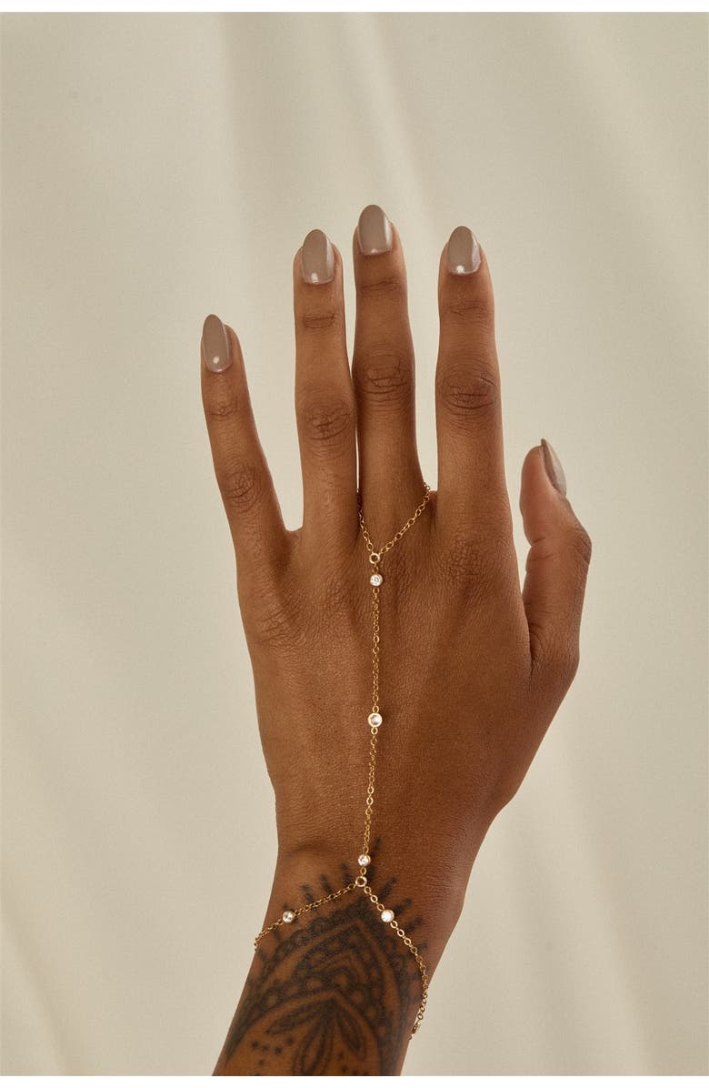 Set & Stones Serra Hand Chain, Alternate, color, Gold