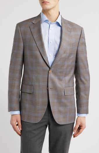 Peter Millar Flynn Classic Fit Ombré Check Wool Sport Coat