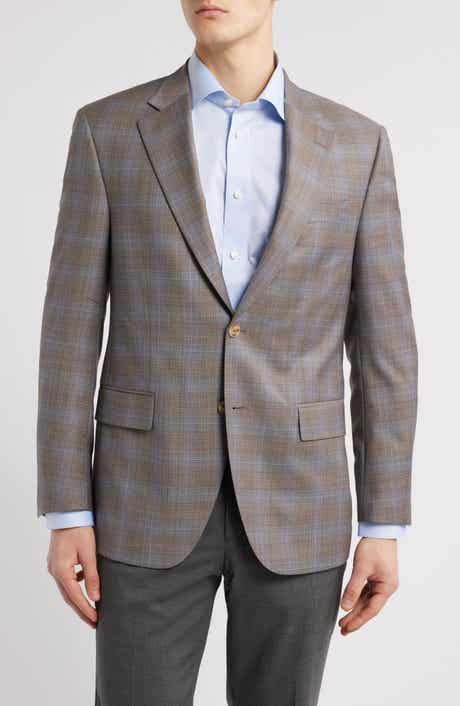 Peter Millar Flynn Classic Fit Ombré Check Wool Sport Coat