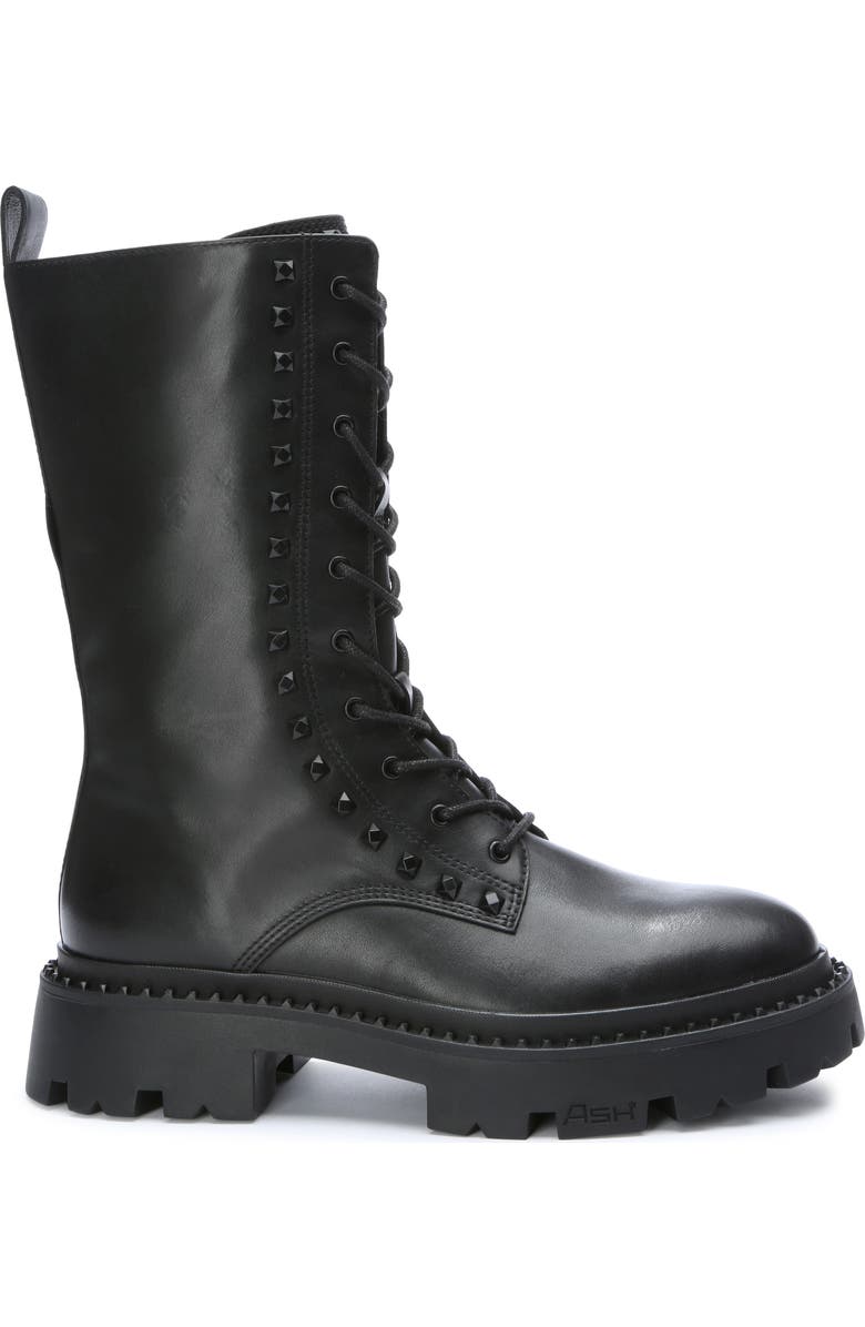 Ash Gaga Platform Combat Boot, Alternate, color, Black