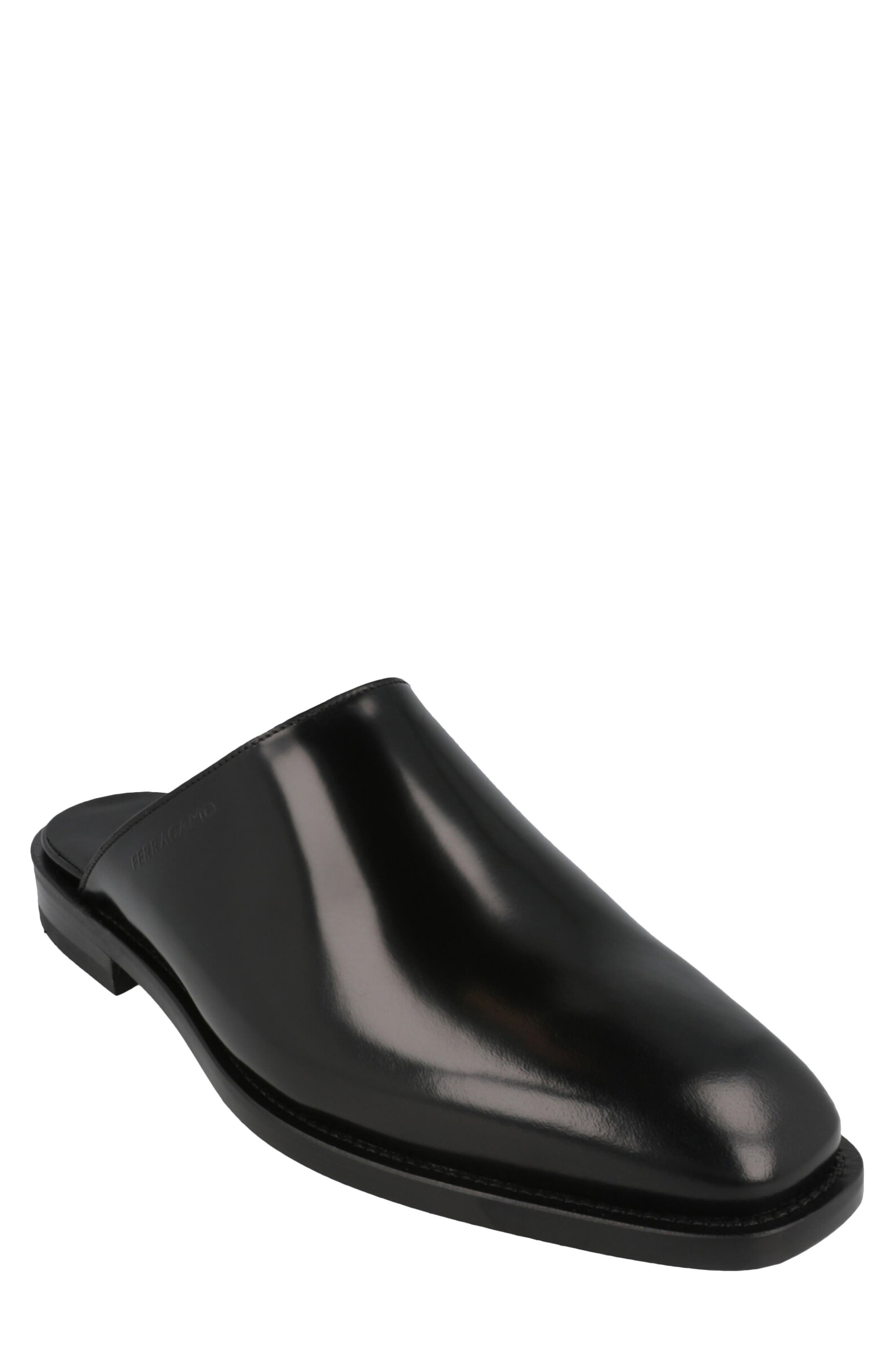 FERRAGAMO Gasco Mule, Main, color, Black