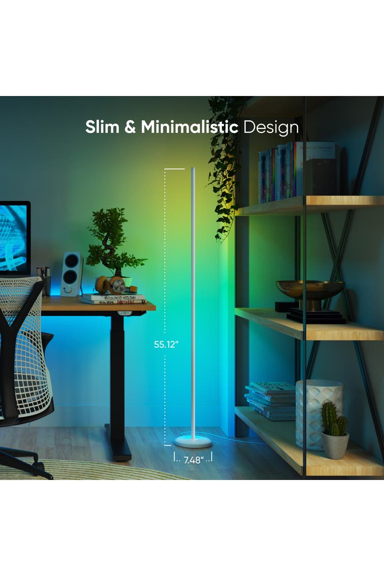 Smart Multicolor Floor Lamp, Alternate, color, Multicolor