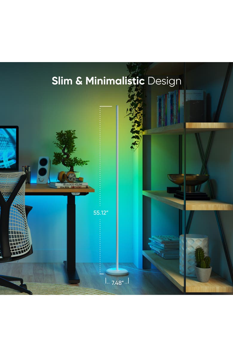 Nanoleaf Smart Multicolor Floor Lamp, Alternate, color, Multicolor