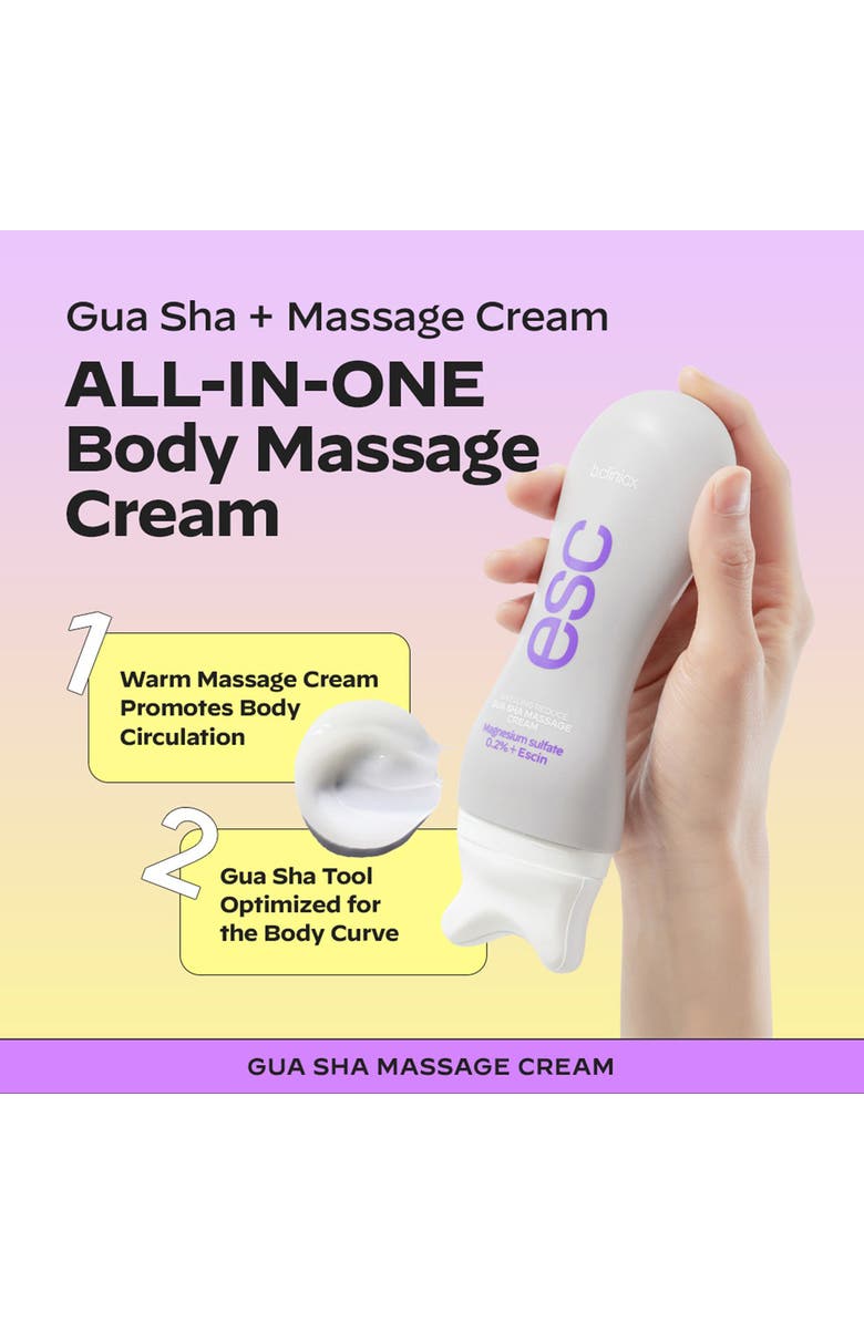 B.CLINICX Escin Body Gua Sha Massage Cream, Alternate, color, 