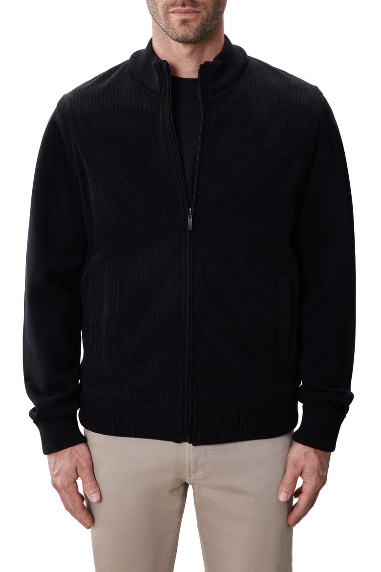 Roydon Hybrid Corduroy Jacket, Main, color, BLACK