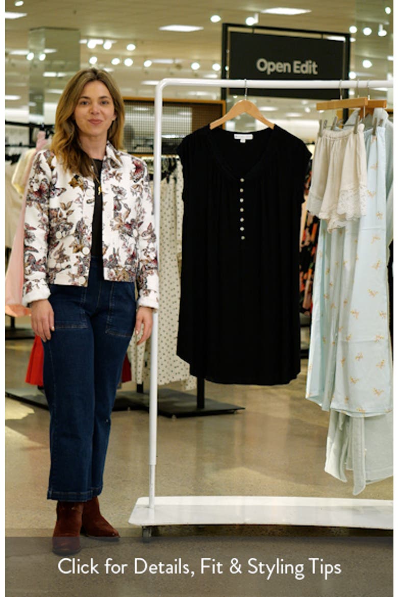 Lace Trim Sleep Shirt video