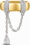 SHYMI Statement Pavé Chain Ring