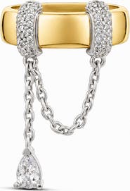 SHYMI Statement Pavé Chain Ring