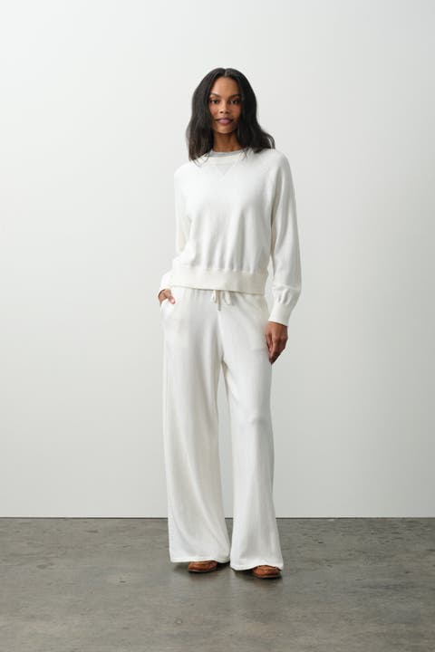 Ashlyn Cotton Cashmere Track Pants