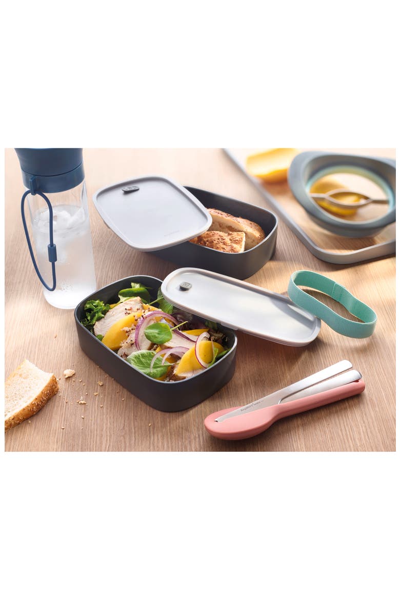 Stainless Steel Utensil Travel Set, Alternate, color, PINK