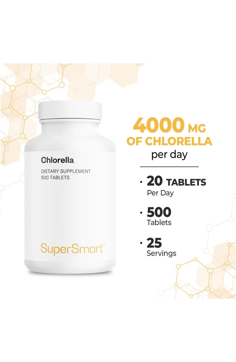 SuperSmart Chlorella Supplement 4g, Alternate, color, NO COLOR