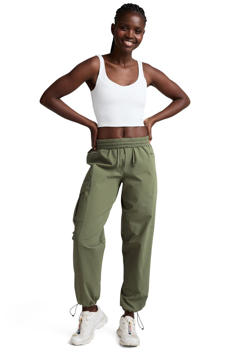 Impulse Ribbed Cropped Tank, Alternate, color, WHITE