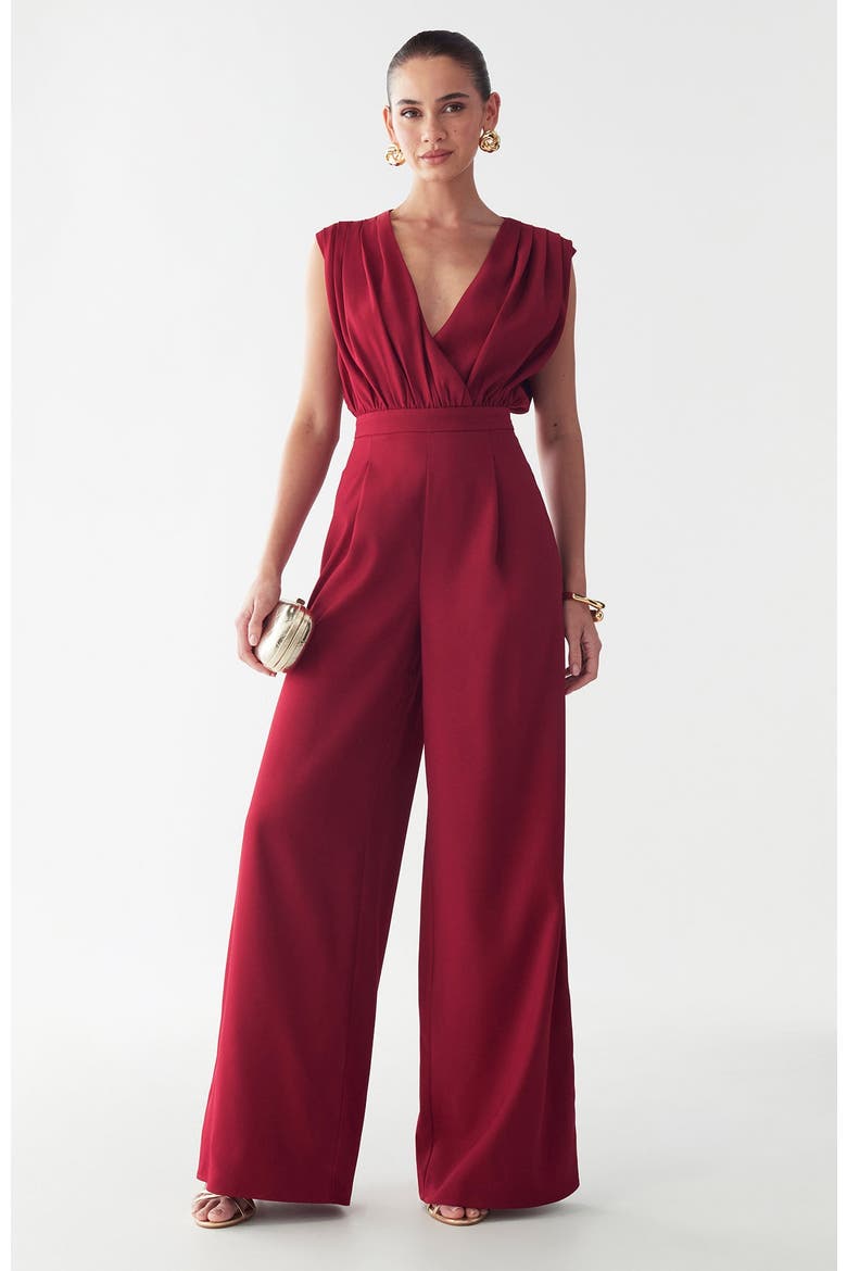 Elan Jumpsuit, Alternate, color, Chili Pepper