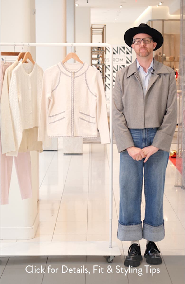 Lined Up Knit Jacket, sales video thumbnail