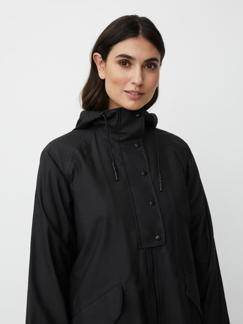 Masai Copenhagen Matheia Long Sleeve Hooded Coat In Black