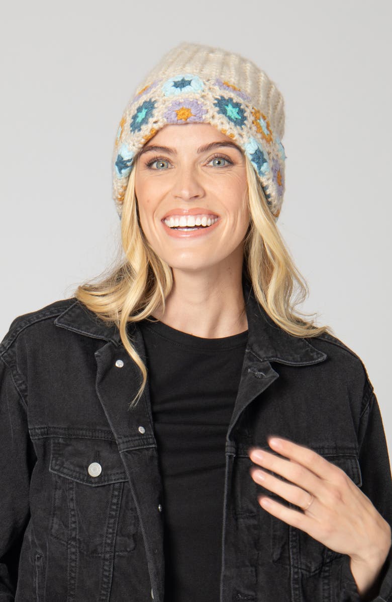 San Diego Hat Crochet Trim Cuffed Beanie, Alternate, color, Pastel