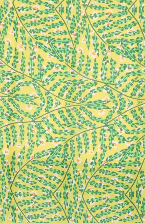 Area Stars Abstract Print Scarf In Green