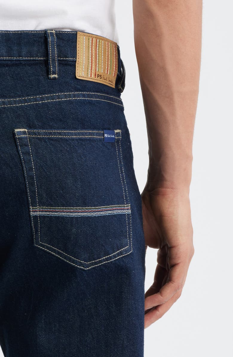 PS Paul Smith Tapered Fit Organic Cotton Jeans, Alternate, color, Rinse Wash