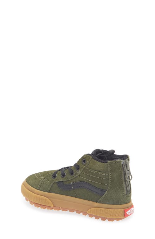 Vans Mte Sk8-hi Insulated Water Resistant Zip Sneaker In Grape Leaf/gum