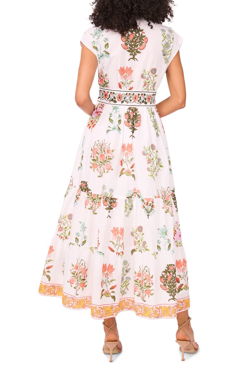 V-Neck Maxi Dress, Alternate, color, SOFT PEACH