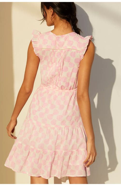 Mer St. Barth Mini Dress Shell Beach Pink In Pink
