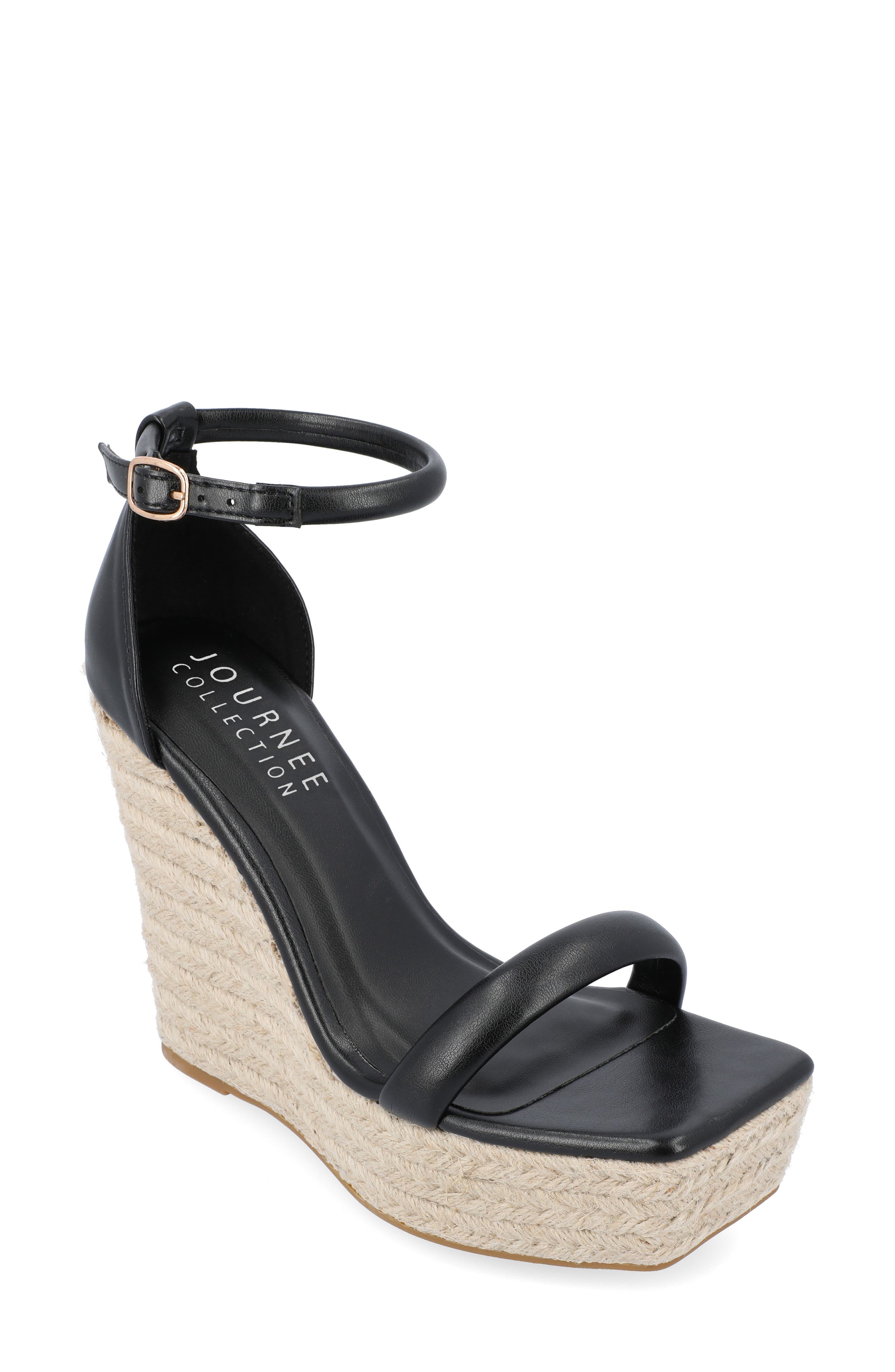 Journee Collection Olesia Espadrille Wedge Platform Sandal, Main, color, 