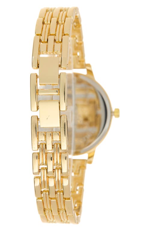 American Exchange Crystal Chronograph Bracelet Watch & Assorted Bracelets Set, 32mm In Gold